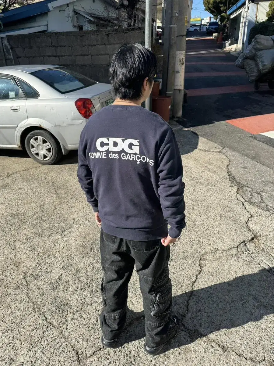 꼼데가르송 CDG 맨투맨 XL